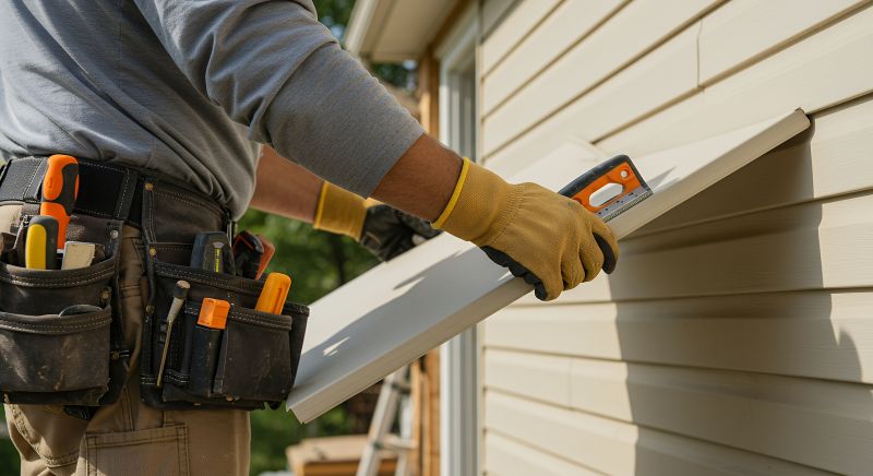 Professional siding installation process